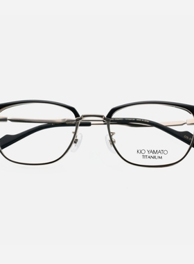 kio yamato日本手工眼镜框男近视可配纯钛个性超轻文艺眼镜架485