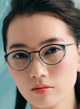 日本Spec Espace眼镜框无螺丝男女款超轻纯钛舒适小框眼镜架2571