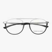 Porsche Design保时捷眼镜框男复古圆框双梁飞行员近视眼镜架8389