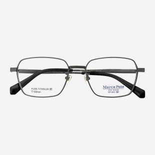 Marco 纯钛超轻商务大脸超宽方框大尺寸眼镜架503 Polo眼镜框男款