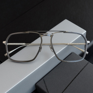 日本Masunaga Kenzo增永眼镜框男双梁飞行员纯钛超轻眼镜架Misago