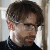 日本Ptolemy48眼镜框男款 眉线框商务方形透明大脸近视眼镜架AP045