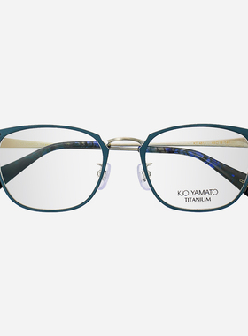 日本Kio yamato手工眼镜框男女款近视全框方形纯钛超轻眼镜架481J