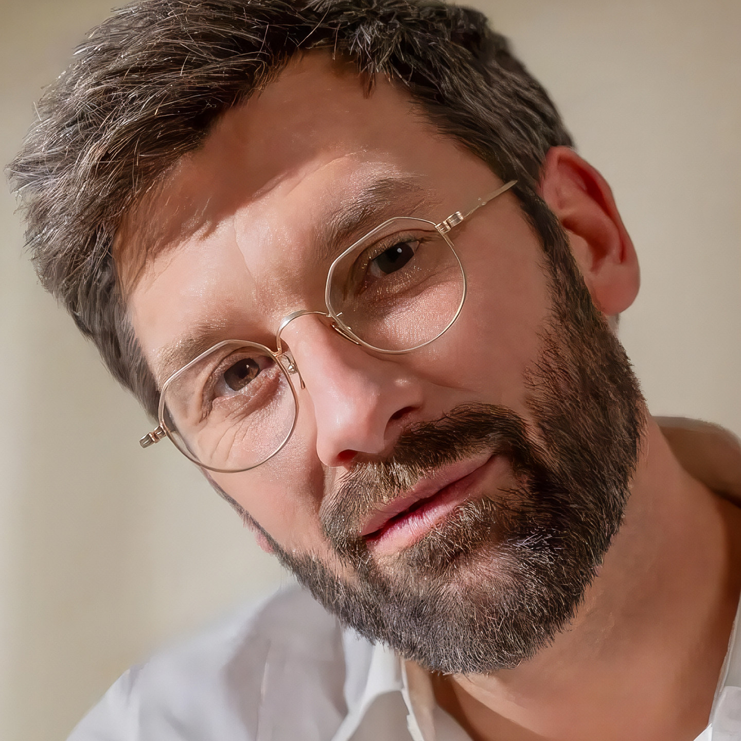 德国Lunor眼镜框男女超轻小框44mm复古圆框近视小脸眼镜架M5 08