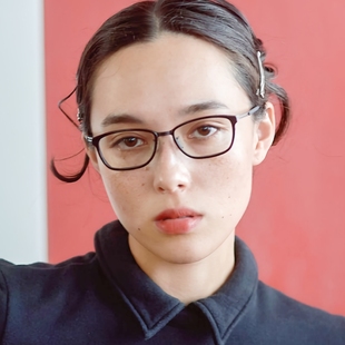 SPEC ESPACE日本手工眼镜框男近视可配方框纯钛超轻女眼镜架2175