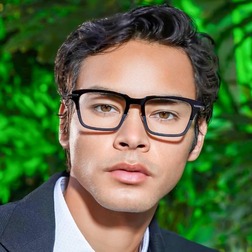 日本MasunagaKenzo男方框眼镜架