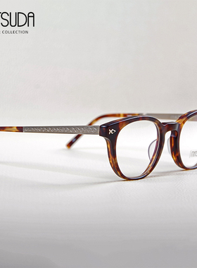 日本MATSUDA松田光弘眼镜框男女斯文全框超轻复古纯钛眼镜架M2020