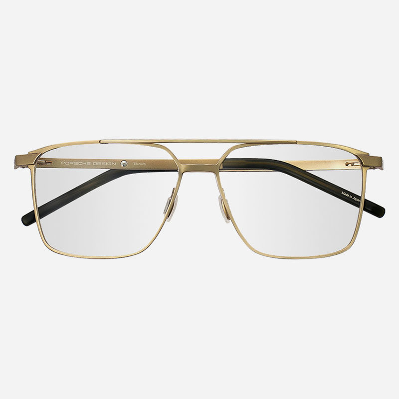 Porsche Design保时捷眼镜框男超轻纯钛飞行员方框大脸眼镜架8392