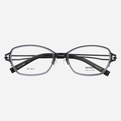 日本menaJ超轻时尚复古纯钛眼镜