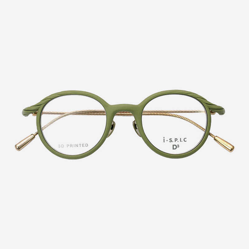 日本ISPIC眼镜框男女纯钛超轻设计师小尺寸特色小框日系眼镜架101