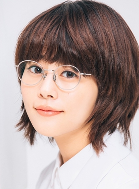 日本Chiyoko手工眼镜框女近视超轻纯钛复古圆框小脸男眼镜架8101
