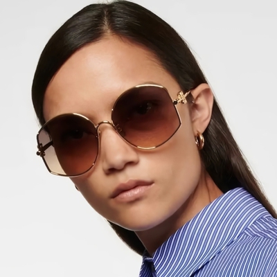 LOEWE时尚潮流防紫外线大框墨镜