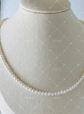 一物一拍支持定制挑选珍珠锁骨链