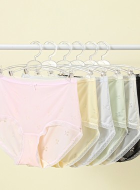 4条包邮彩田32593超薄花边无痕女士内裤5A抗菌茶多酚底档