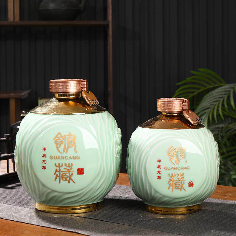 景德镇仿古陶瓷密封酒罐酒坛
