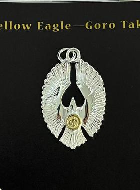 吊坠925银 NO114精工手作展翅老鹰吊坠印第安小众风格菊地健飞鹰