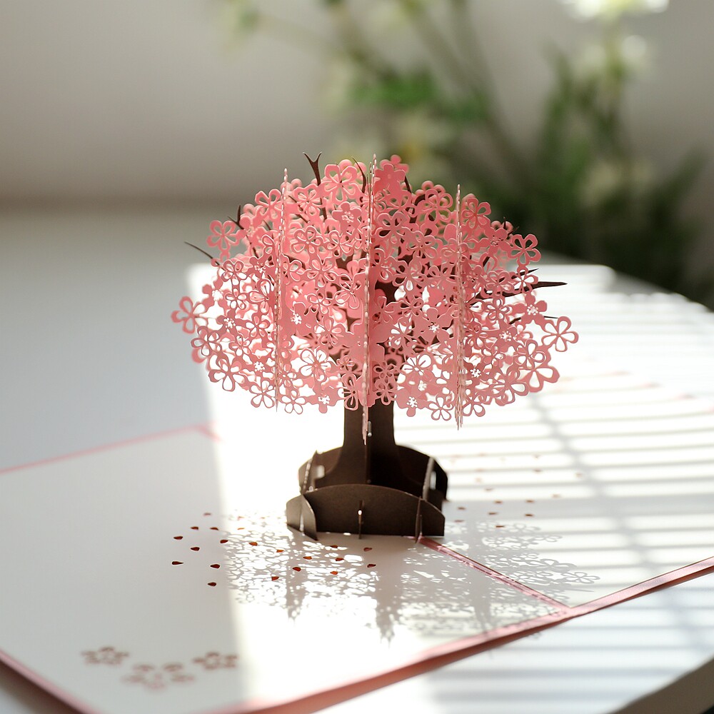 儿童节感恩节太阳花3d立体贺卡祝福卡片礼品卡花束创意精致大贺卡