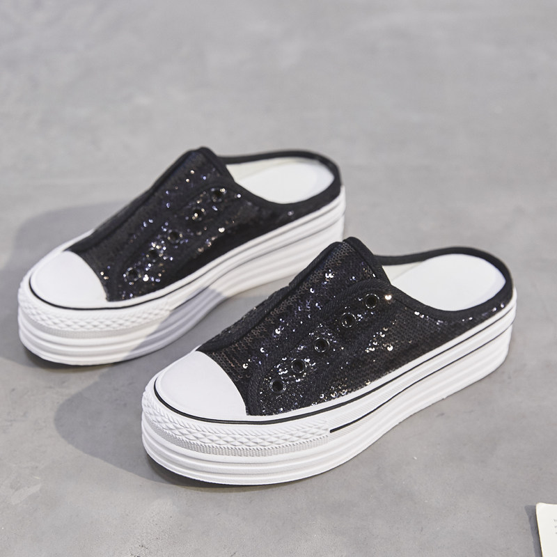 欧洲站时尚厚底包头拖鞋女生新品学院风休闲软底平底网红运动鞋子,女鞋,包头拖,淘宝优惠券,粉丝福利购,淘宝优惠卷