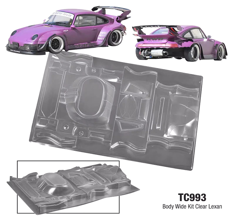 保时捷933RWB宽体套件扰流