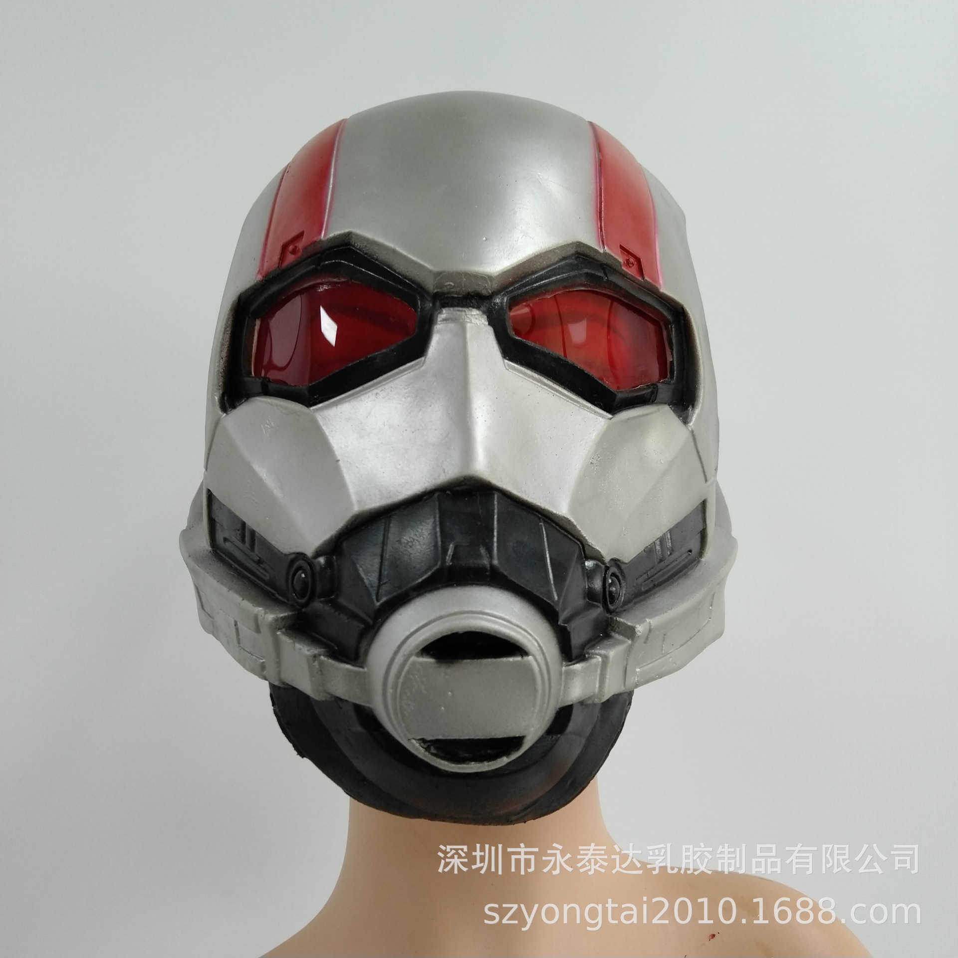 蚁人头盔ant man复仇者联盟3道具万圣节恐怖派对cos乳胶蚁人面具