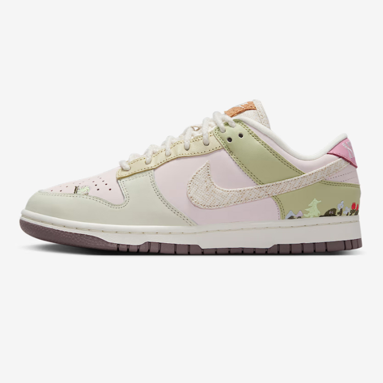 Nike Dunk Low LX 绿粉 舒适时尚耐磨 低帮 板鞋 IB8876 661 现
