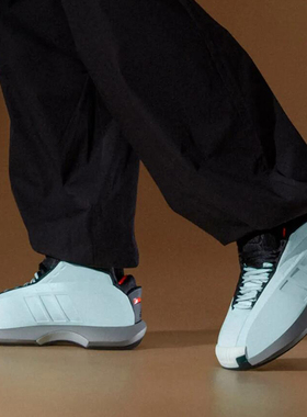 Adidas Crazy 1 蓝色 舒适透气防滑 中帮 篮球鞋 IG5896 现