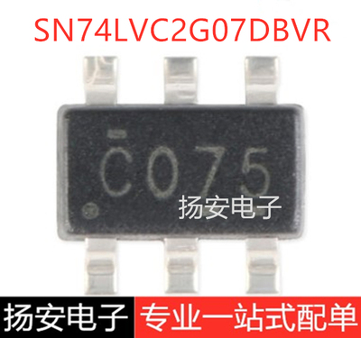 全新原装 SN74LVC2G07DBVR SOT-23-6 漏极开路输出双路缓冲器