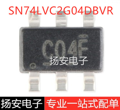 全新原装 SN74LVC2G04DBVR SOT-23-6 双反相器 贴片逻辑芯片