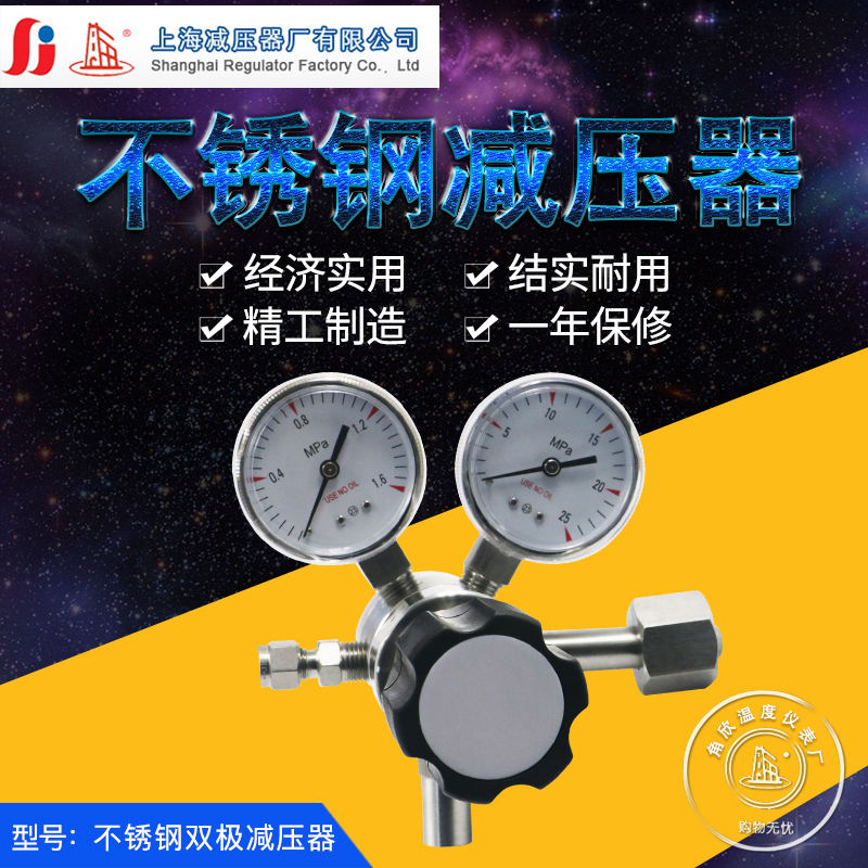YQB 耐腐蚀双极气体减压器钢瓶气体减压阀二氧化硫 氯化氢减压器