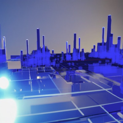 threejs  城市雷达扫描效果源码出售