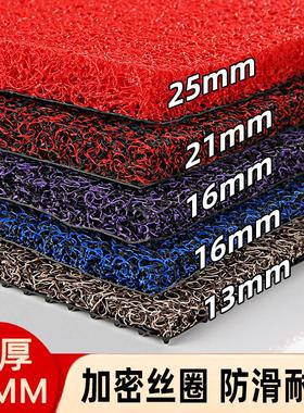 可裁剪脚垫丝圈地垫入户门垫进门口塑料地毯汽车耐脏防滑垫子加厚