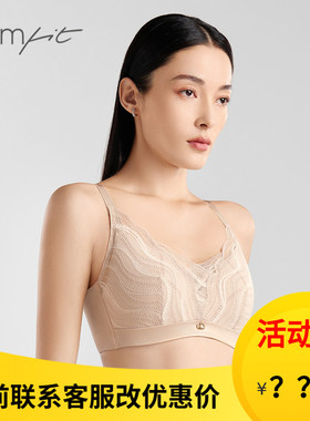安莉芳Comfit大胸显小文胸蕾丝无钢圈防走光收副乳内衣女CBW0176