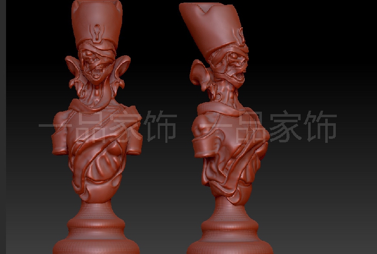 。。。。宝贝是STL格式设计图。非实物。非实物。。。。 店里2000多张STL圆雕图任君挑选。。。。。不定期有更新，敬请关注。。。。。。。