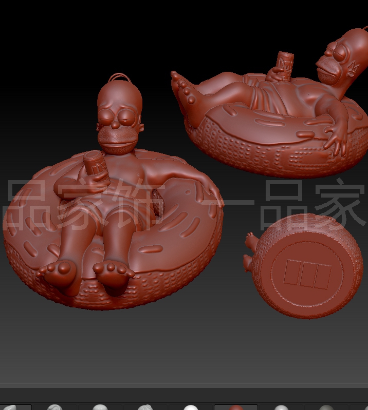 。。。。宝贝是STL格式设计图。非实物。非实物。。。。 店里2000多张STL圆雕图任君挑选。。。。。不定期有更新，敬请关注。。。。。。。