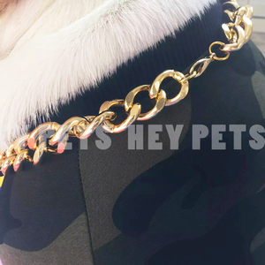 超帅拉风狗狗金链英斗法斗巴哥泰迪狗金属项圈用品狗宠物项链饰品
