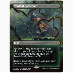 【铃铛卡牌】万智牌 英文 龙岚录 SPG 异画闪 来宾 新绿陵墓