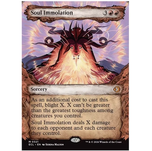 【铃铛】万智牌 英文 洛温: 暗影笼罩 ECL 异画 平/闪 燃祭灵魂