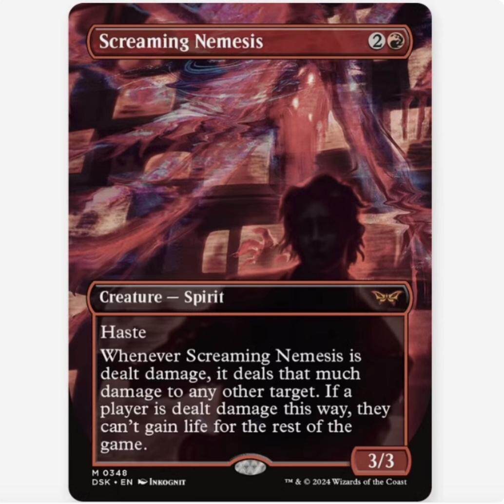 【铃铛卡牌】万智牌 英文 暮悲邸 DSK 异画 尖鸣宿敌 348 美印