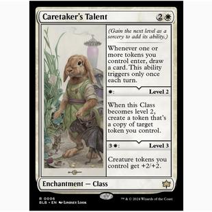 【铃铛卡牌】万智牌 英文 班隆洛 BLB 金 照护者才能 006