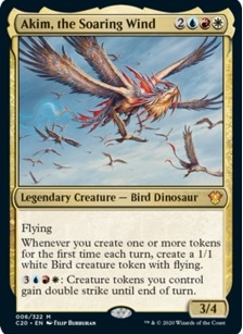 【铃铛卡牌】万智牌 c20 英文 akim the soaring wind