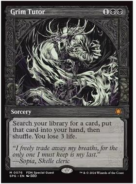 【铃铛】万智牌 英文 基石 特别来宾 平/闪 SPG 秘稀 严酷导师076