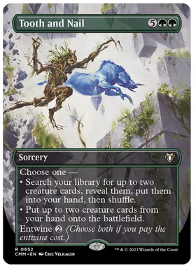 【铃铛】万智牌 英文指挥官大师CMM 异画 平/闪 尖牙锐爪 652