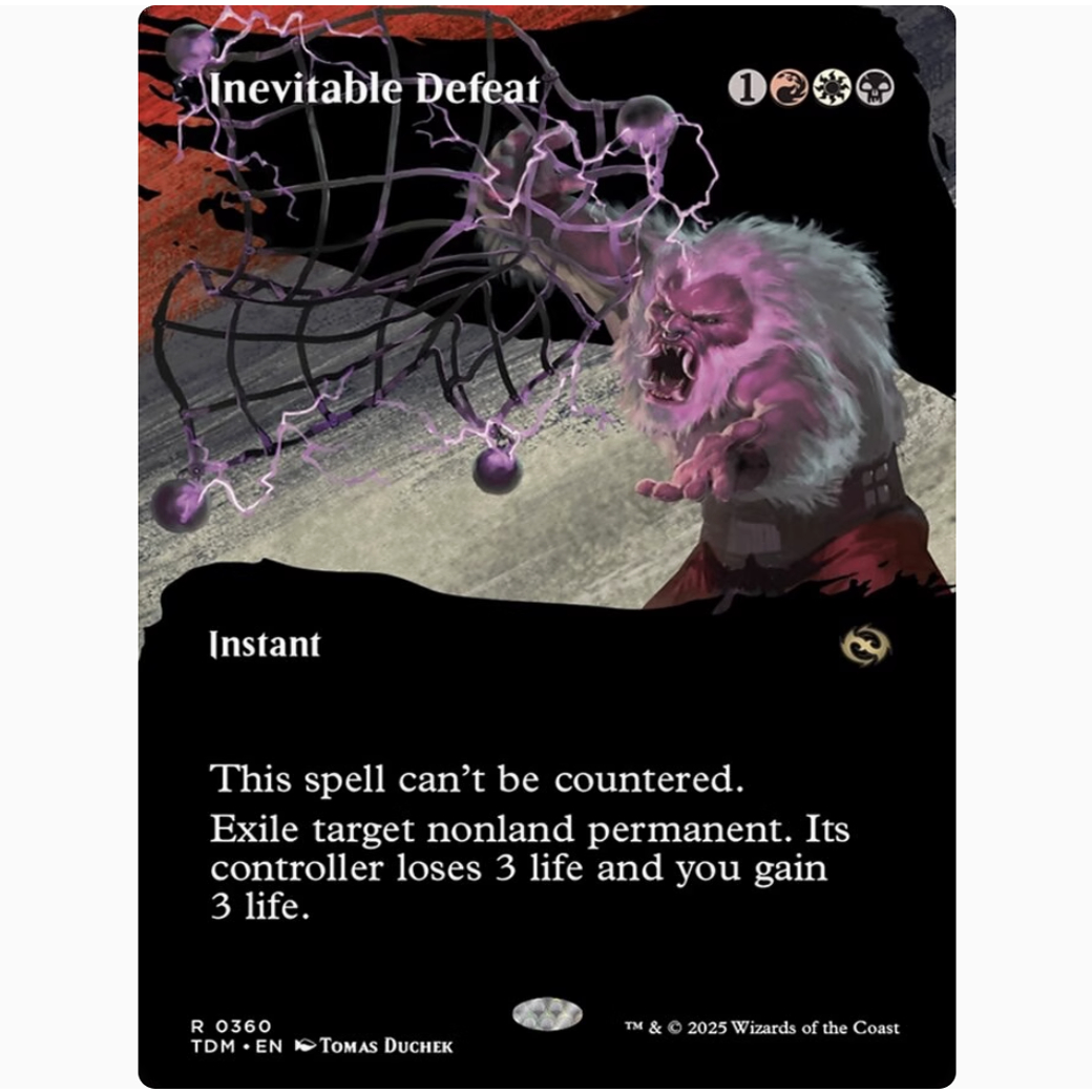 【铃铛卡牌】万智牌 英文 龙岚录 TDM 异画 金 注定失败 360