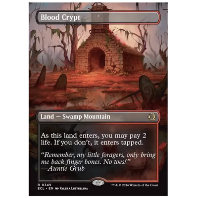 【铃铛】万智牌 英文洛温: 暗影笼罩ECL 异画 平/闪 血腥墓穴 349