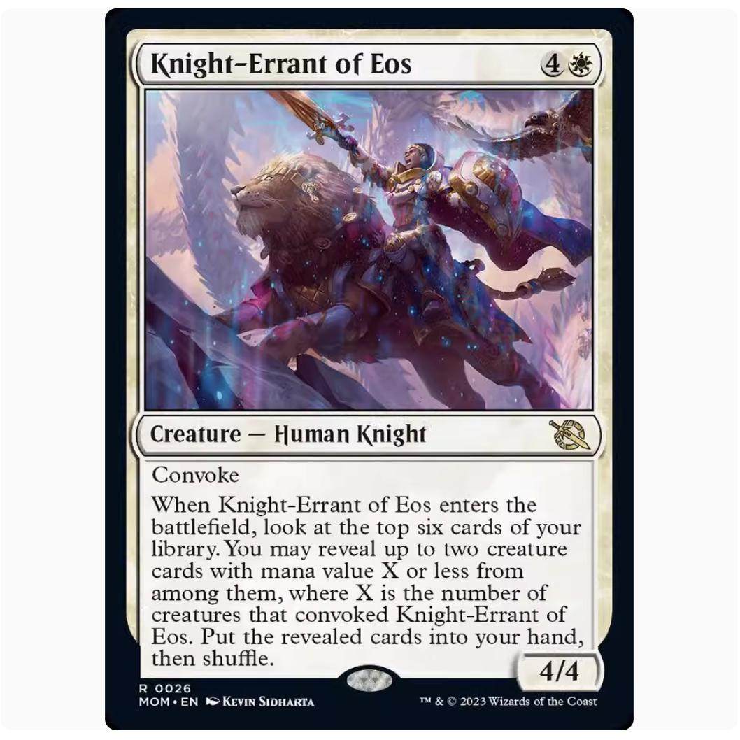 【铃铛卡牌】万智牌 英文 邪军压境 MOM 金 亿欧游侠骑士