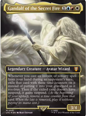 【铃铛卡牌】万智牌 英文LTC 扩画平 Gandalf of the Secret Fire