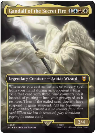 【铃铛卡牌】万智牌 英文LTC 扩画平 Gandalf of the Secret Fire