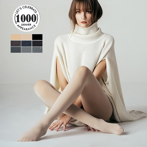 秋冬季哑光加厚一体裤1000DJA