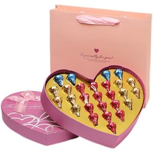 正品好时巧克力礼盒装送女友老师老婆妈妈心形网红生日情人节礼物