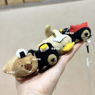 日本正版sunlemon小恶魔袋獾澳洲袋熊鸭嘴兽毛绒手机挂件屏幕擦